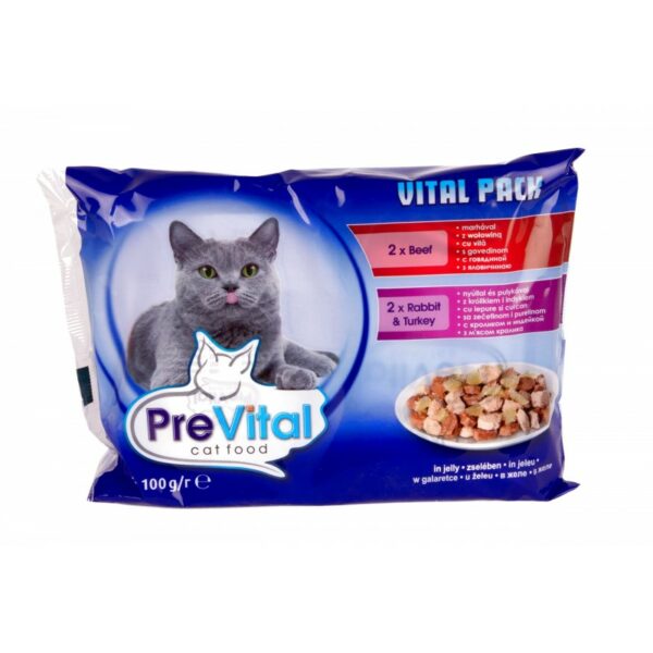 PREVITAL saszetka Vital Pack w galaretce 4x100g