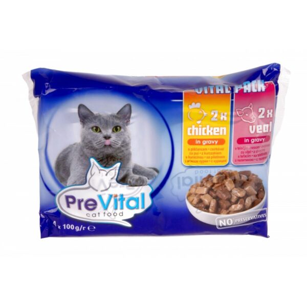 PREVITAL saszetka Vital Pack w sosie 4x100g