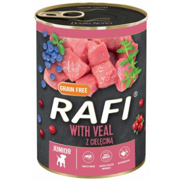 RAFI Grain Free JUNIOR CIELĘCINA 400g