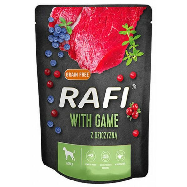 RAFI Grain Free saszetka DZICZYZNA 300g