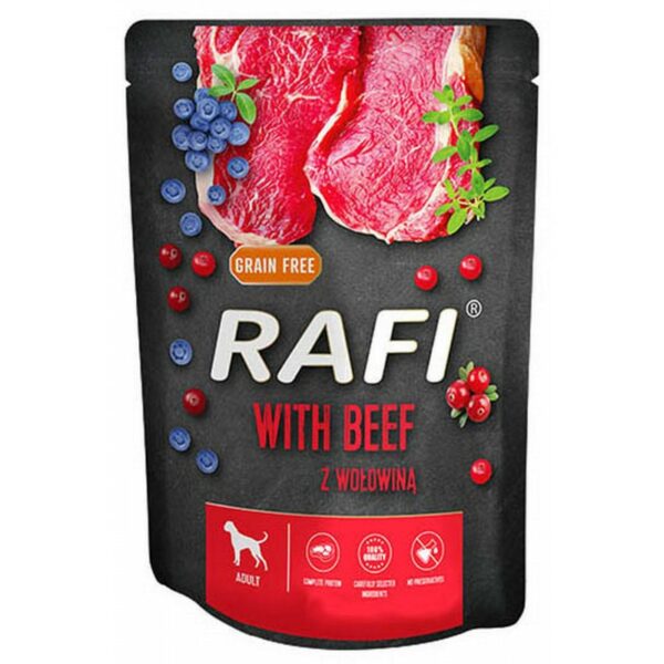 RAFI Grain Free saszetka WOŁOWINA 300g