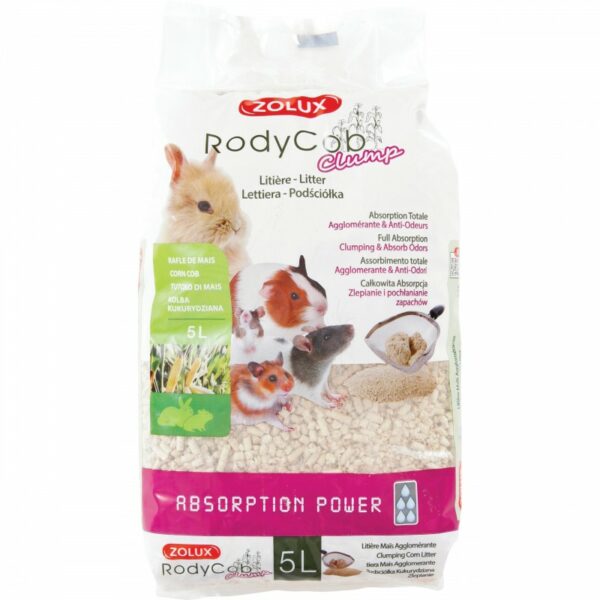 Rody'Cob PODŚCIÓŁKA dla gryzoni Clump zbrylająca 5L