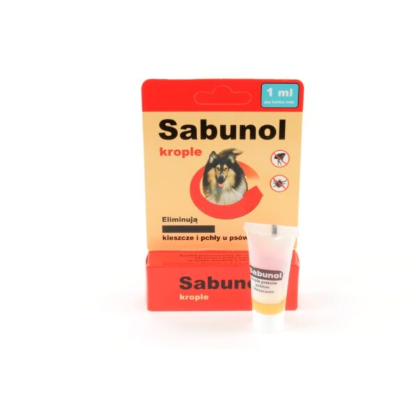 Sabunol krople dla psa 1ml 5-10kg