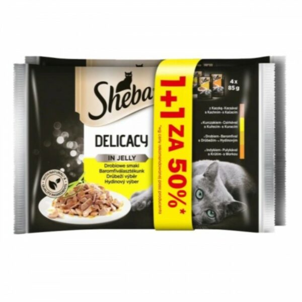 SHEBA Delicacy Drób w galaretce 8x85g