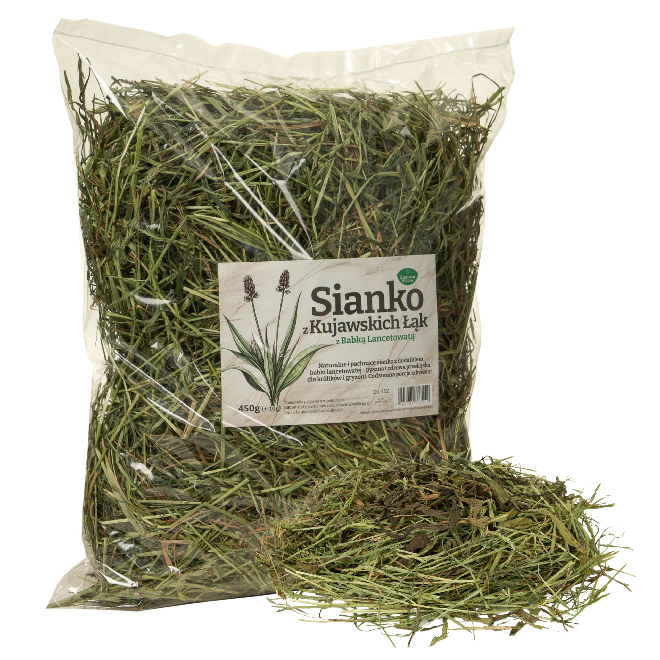 ZIOŁOWA KOTLINA Sianko z babką lancetowatą 450g