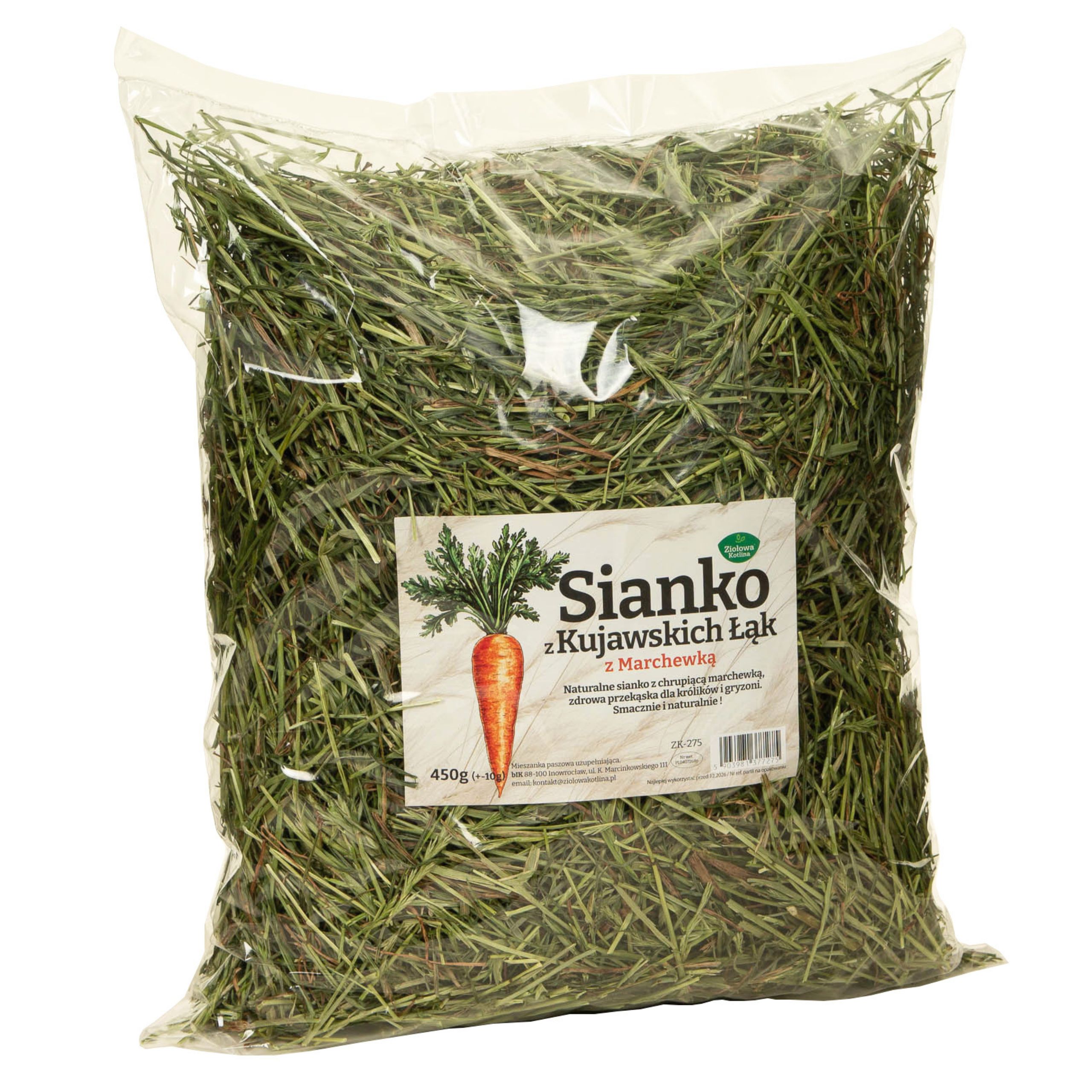 ZIOŁOWA KOTLINA Sianko z marchewką 450g