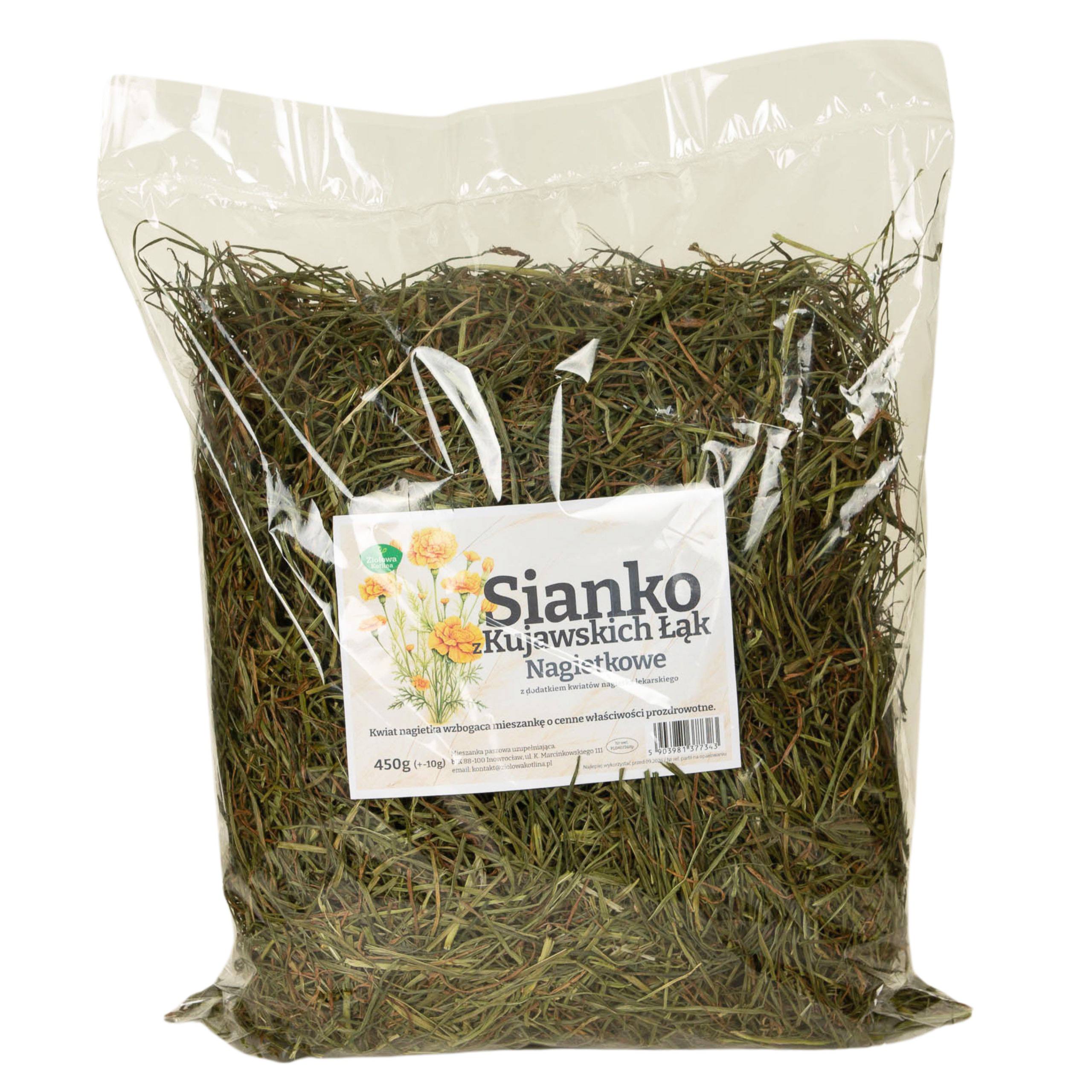 ZIOŁOWA KOTLINA Sianko nagietkowe 450g