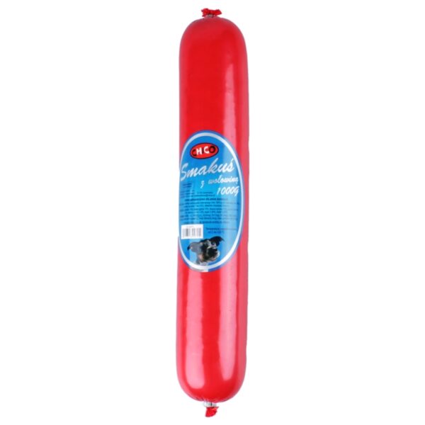 Smakuś kiełbasa dla psa z Wołowiną 1000g