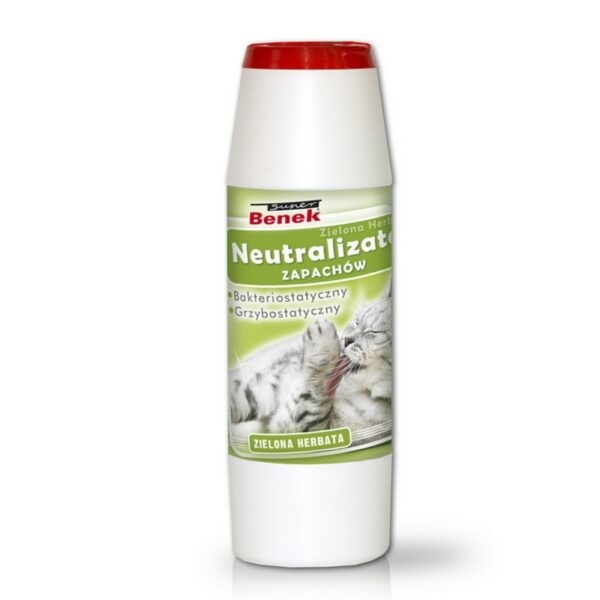 Super Benek NEUTRALIZATOR zapachów do kuwet ZIELONA HERBATA 500g