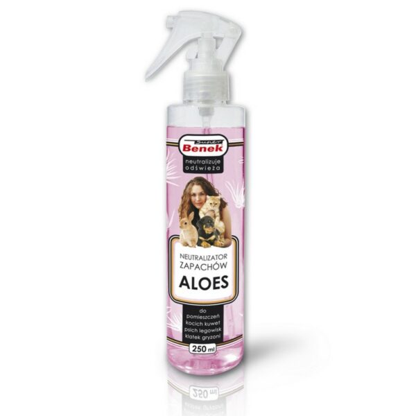Super Benek NEUTRALIZATOR zapachów Spray ALOES 250ml