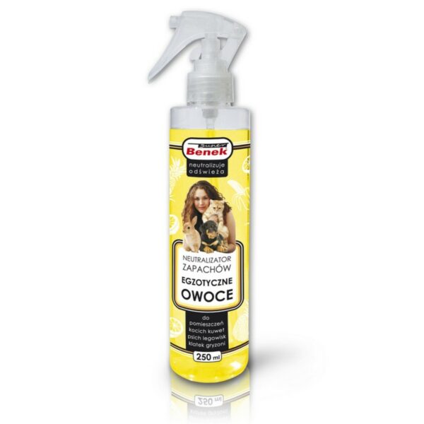 Super Benek NEUTRALIZATOR zapachów Spray EGZOTYCZNE OWOCE 250ml