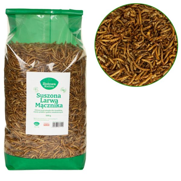 ZIOŁOWA KOTLINA Larwa Mącznika 500g