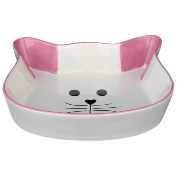 TRIXIE Miska ceramiczna w kształcie kota 0,25L / 12cm Kolor MIX
