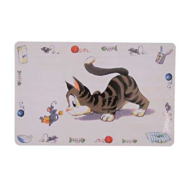 TRIXIE Podkładka pod miskę CAT MOUSE CHEESE 44x28cm