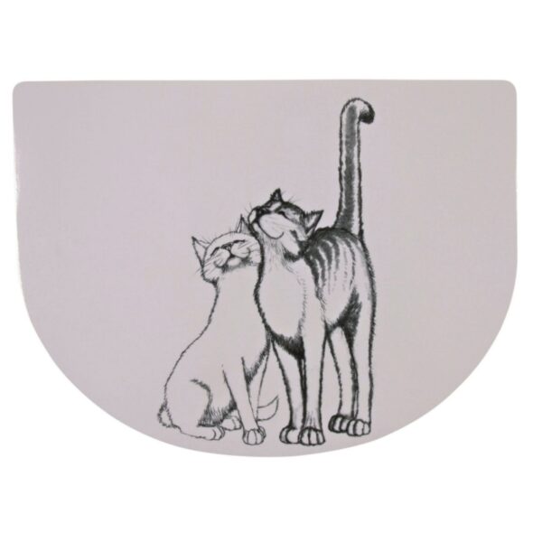 TRIXIE Podkładka pod miski PUSSY CAT 40x30cm