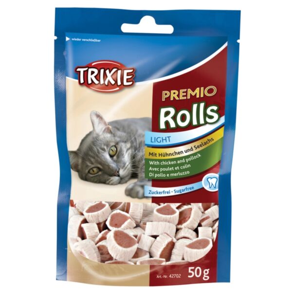 TRIXIE Przysmak PREMIO dla kota Rolls łosoś kurczak 50g