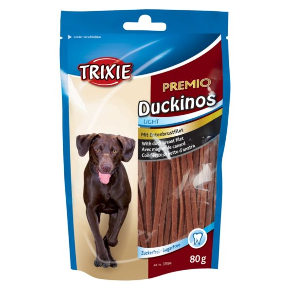 TRIXIE Przysmak PREMIO Duckinos Light Paski z piersią z kaczki 80g
