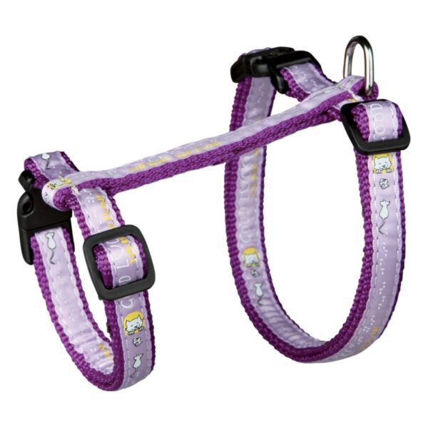 TRIXIE Szelki + Smycz dla dużego kota GOOD LUCK 34-57cm / 13mm / 1,2m