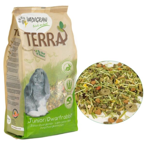Vadigran TERRA RABBIT JUNIOR pokarm dla młodego królika 1kg