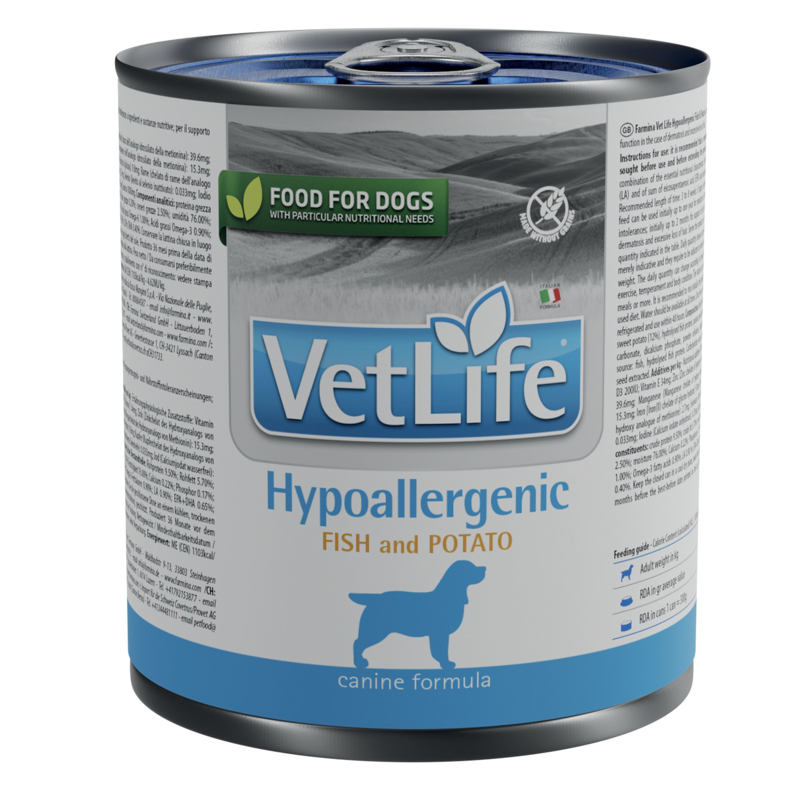 FARMINA VET LIFE Hypoallergenic Fish with Potato 300g