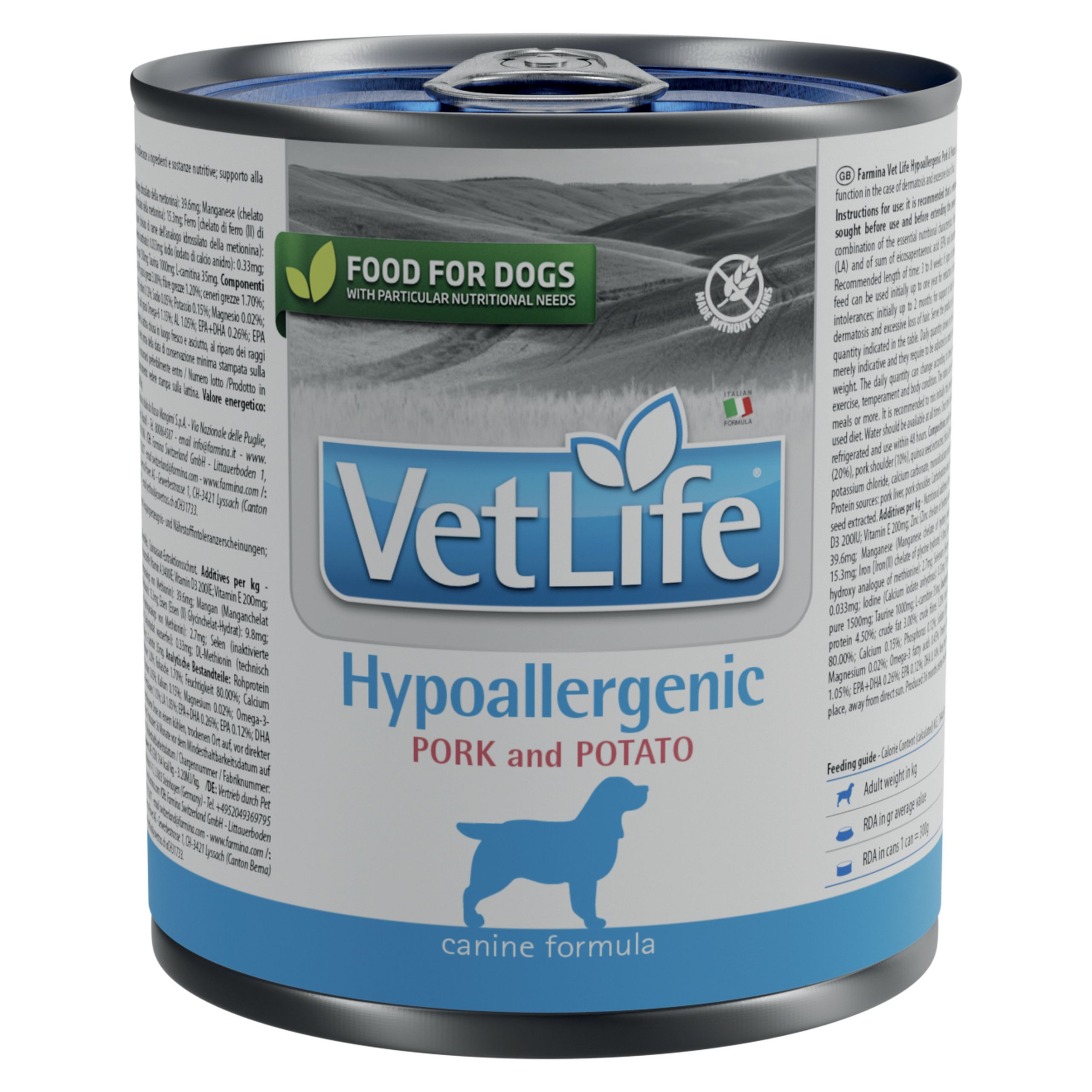 FARMINA VET LIFE Hypoallergenic Pork with Potato 300g
