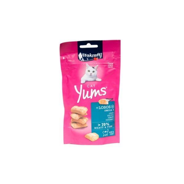 Vitakraft Cat Yums ŁOSOŚ 40g +20% Gratis