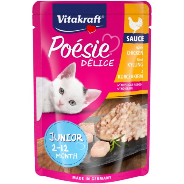 Vitakraft Poesie Delice Junior Kurczak 85g
