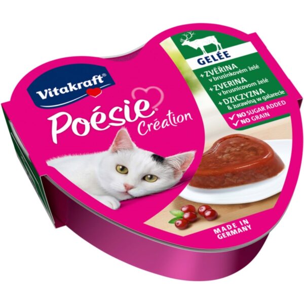 Vitakraft Poesie Dziczyzna Żurawina 85g