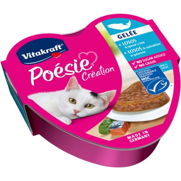 Vitakraft Poesie Łosoś Szpinak 85g