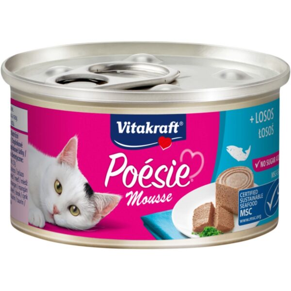 Vitakraft Poesie Mousse Łosoś 85g