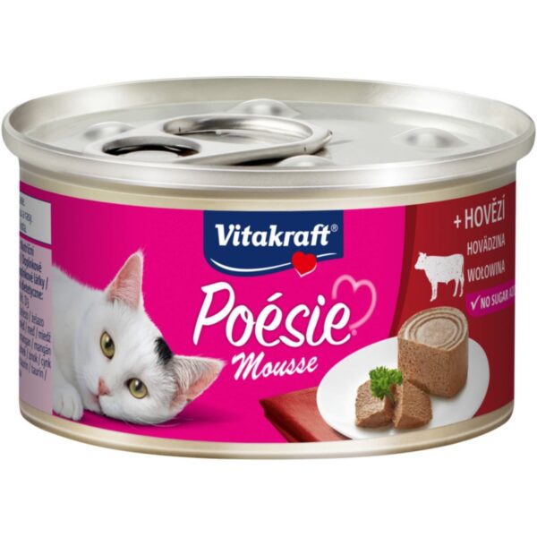 Vitakraft Poesie Mousse Wołowina 85g