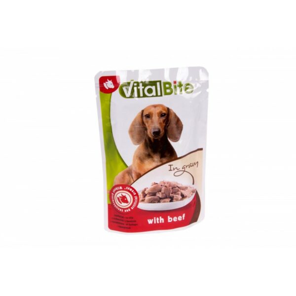 VITALBITE saszetka WOŁOWINA w galaretce 85g