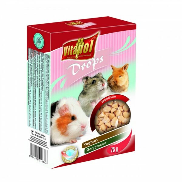 Vitapol DROPSY DLA GRYZONI Jogurtowe 75g