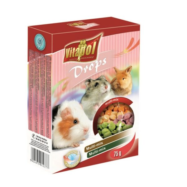 Vitapol DROPSY DLA GRYZONI Mix 75g