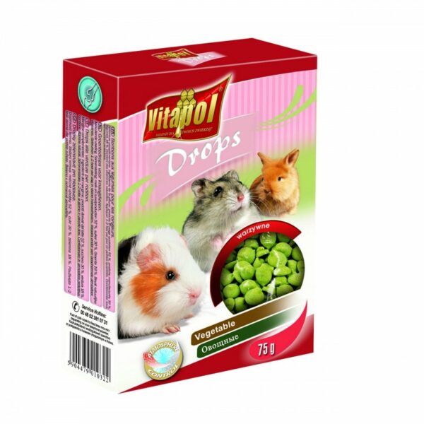 Vitapol DROPSY DLA GRYZONI Warzywne 75g
