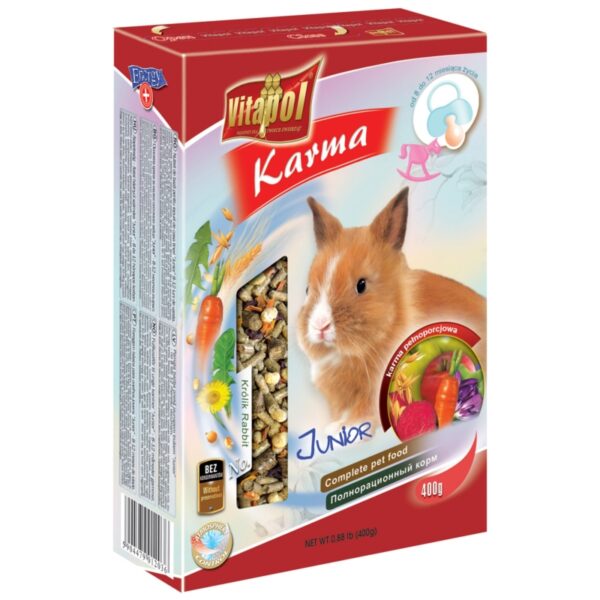 Vitapol JUNIOR pokarm dla młodego królika 400g