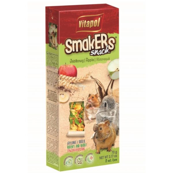 Vitapol SMAKERS dla gryzoni JABŁKOWY 2szt