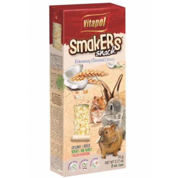 Vitapol SMAKERS dla gryzoni KOKOSOWY 2szt