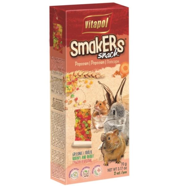Vitapol SMAKERS dla gryzoni POPCORN 2szt