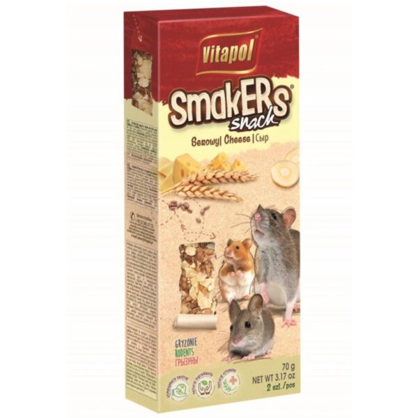 Vitapol SMAKERS dla gryzoni SEROWY 2szt