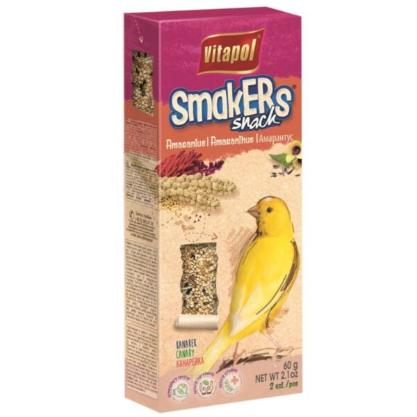 Vitapol SMAKERS dla kanarka AMARANTUSOWY 2szt.