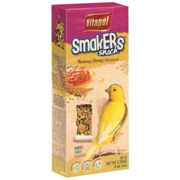 Vitapol SMAKERS dla kanarka MIODOWY 2szt.