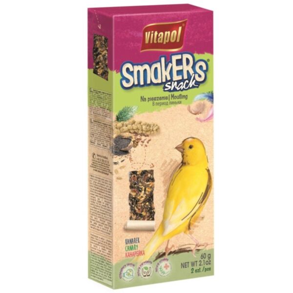 Vitapol SMAKERS dla kanarka NA PIÓRKA 2szt.