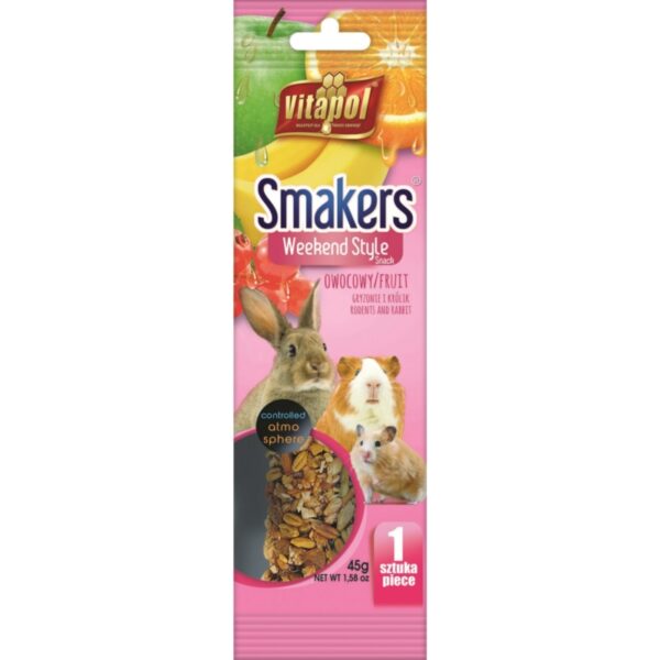 Vitapol SMAKERS Weekend Style OWOCE dla gryzoni
