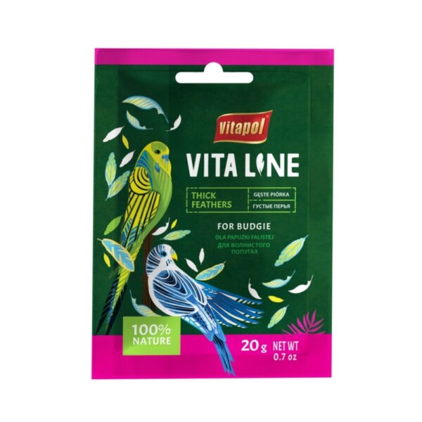 Vitapol WITAMINY dla ptaków GĘSTE PIÓRKA 20g