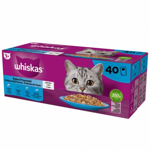 WHISKAS Rybne przysmaki 40x85g