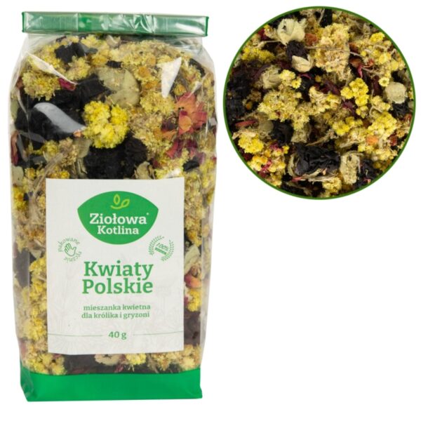 ZIOŁOWA KOTLINA Kwiaty Polskie 40g