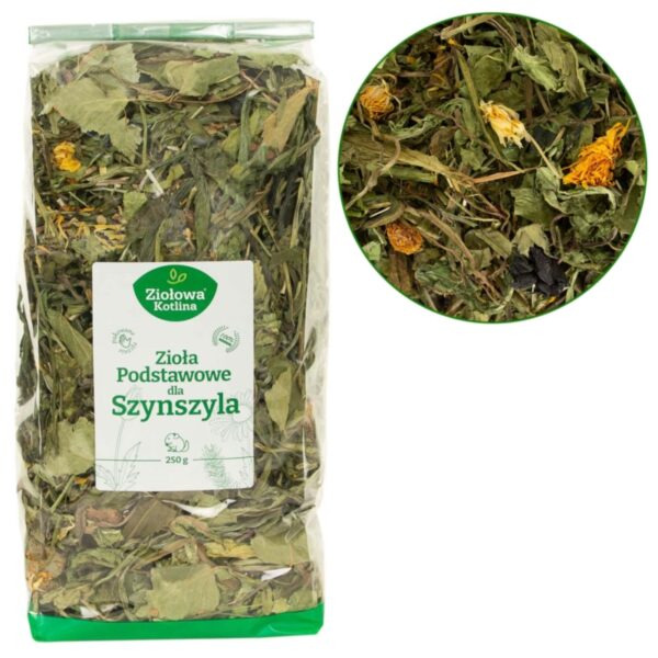 ZIOŁOWA KOTLINA Zioła Podstawowe Szynszyla 250g