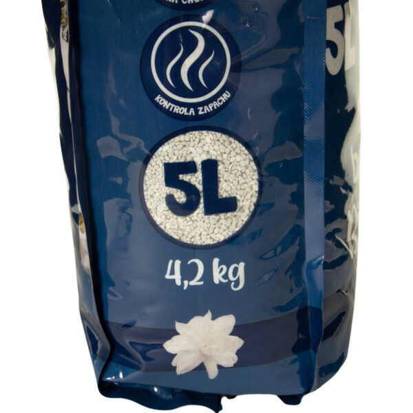CHICO żwirek Bentonitowy Compact Białe Kwiaty 5L - obrazek 4